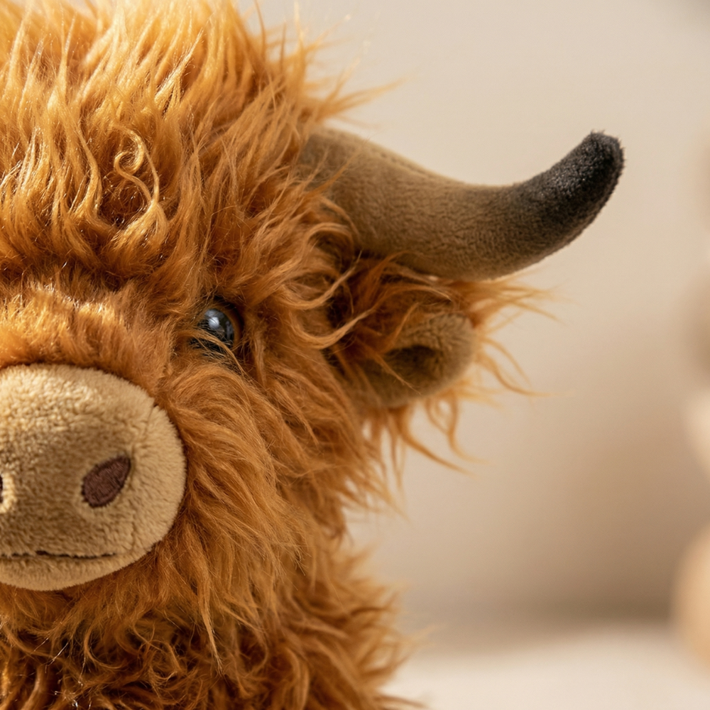 CuddleCalm Cow Plush Toy – Clean Baby Comfort Companion