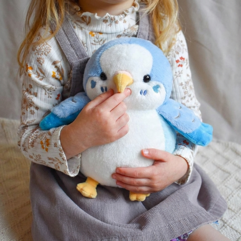 Chirpy Companion Plush Doll  — Gentle Comfort