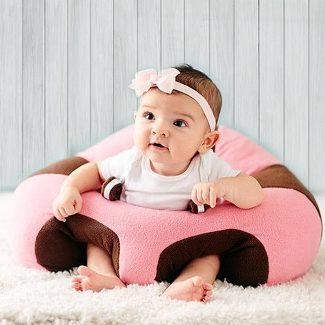 Cozy Nina Plush Baby Support Chair — Soft, Cozy Comfort