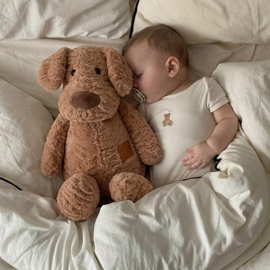 CozyPaws Golden Retriever Plush Dog Toy — Soothing Cuddle Comfort