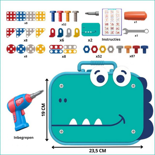 Lumo & Co Kids Builder Montessori Tool Set — Safe Hands-On Learning