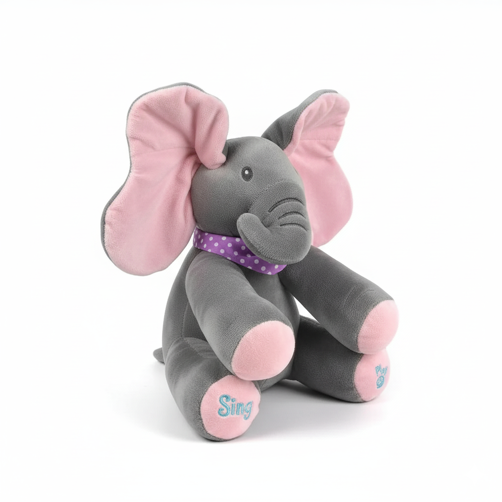 PeekPal Baby Plush Toy — Clean Interactive Comfort Play