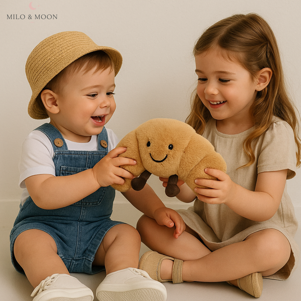 Stella Croissant Plush Toy for Kids — Soft Cozy Comfort Companion