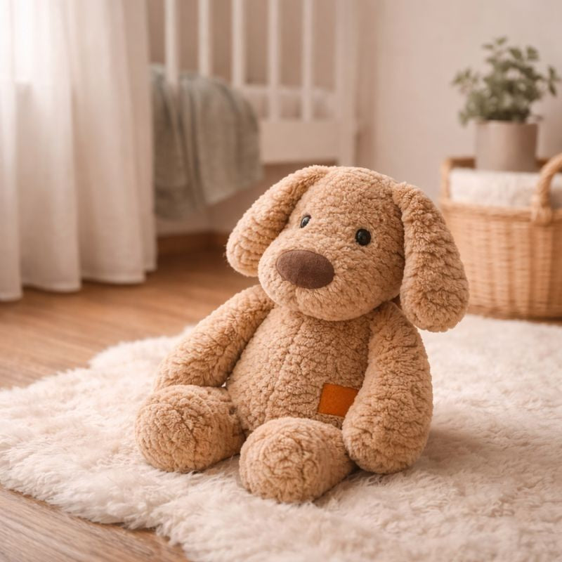 CozyPaws Golden Retriever Plush Dog Toy — Soothing Cuddle Comfort