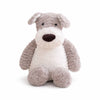 CuddlePup Sitting Schnauzer Plush Toy — Cozy Comfort Companion