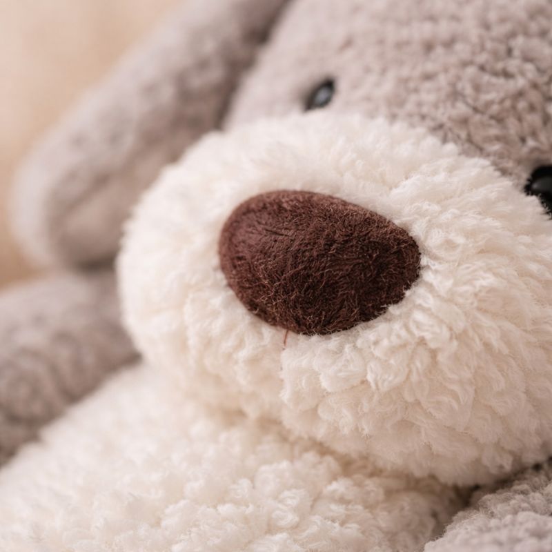 CuddlePup Sitting Schnauzer Plush Toy — Cozy Comfort Companion