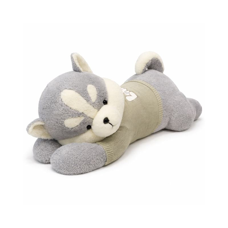 Leona Cuddle Husky Kids Plush Toy — Clean Modern Comfort Buddy
