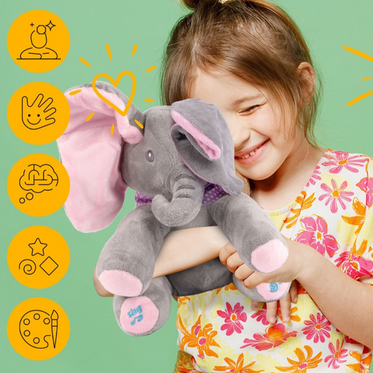 PeekPal Baby Plush Toy — Clean Interactive Comfort Play