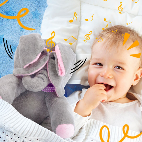 PeekPal Baby Plush Toy — Clean Interactive Comfort Play