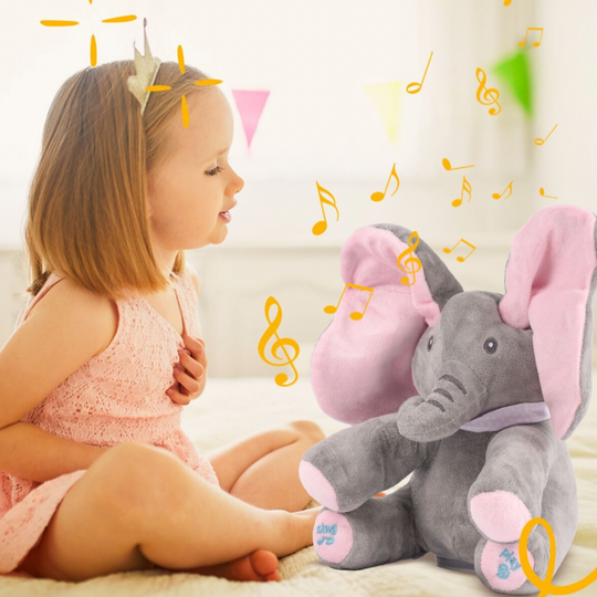 PeekPal Baby Plush Toy — Clean Interactive Comfort Play