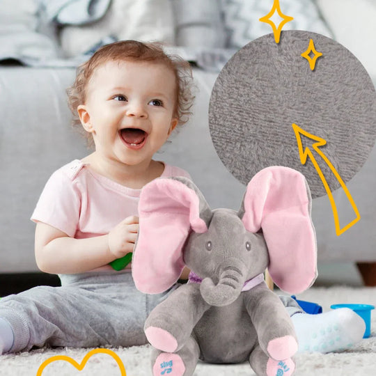 PeekPal Baby Plush Toy — Clean Interactive Comfort Play