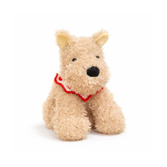 CuddlePup Terrier Plush Dog Toy — Soft Comfort Companion