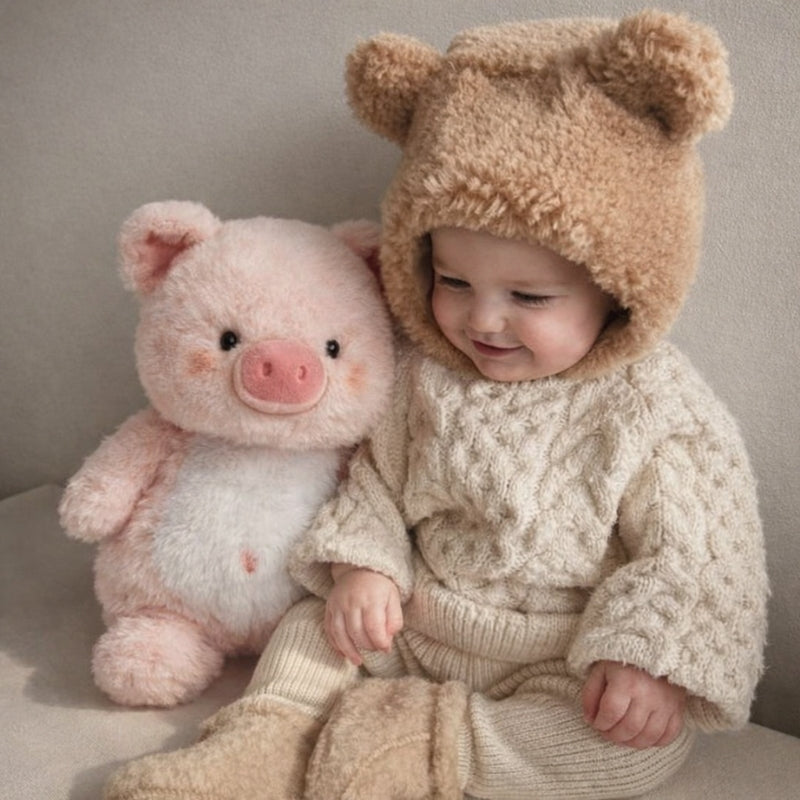 Rosie Snuggle Pig Plush Toy — Soft Comfort for Babies