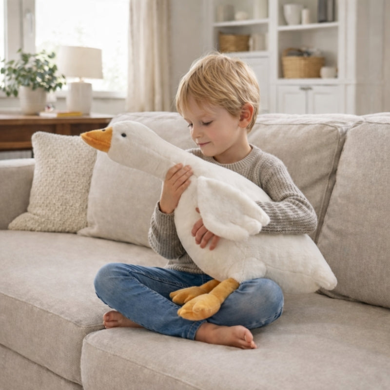 WillowNest Goose Plush Toy — calming bedtime comfort