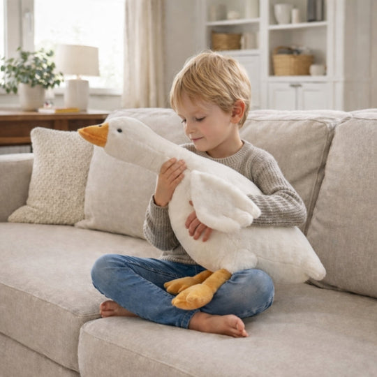 WillowNest Goose Plush Toy — calming bedtime comfort