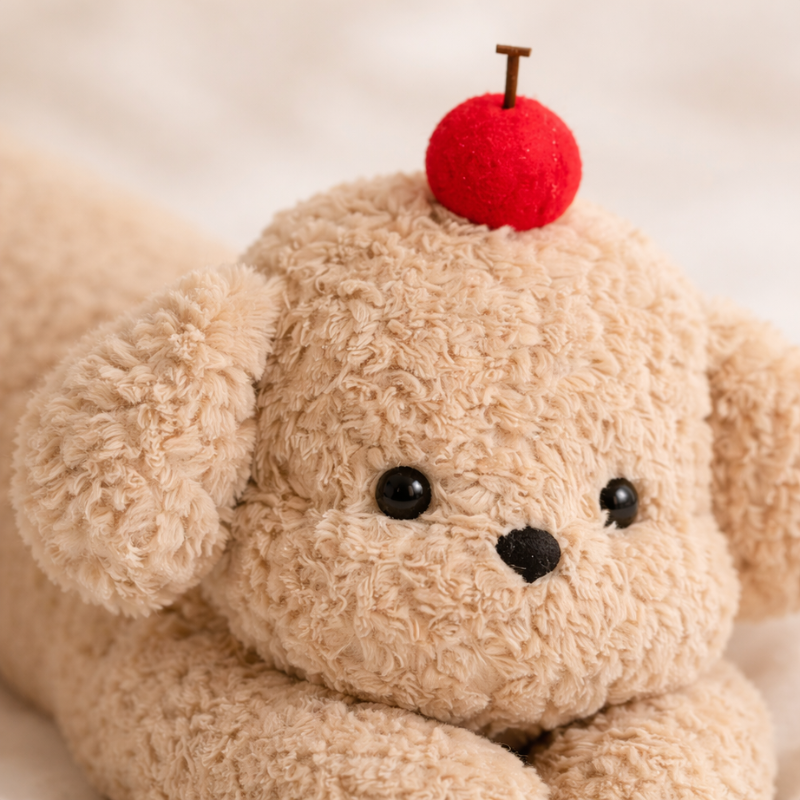 SnugglePup Bolster Dog Plush Toy — Cozy Comfort for Kids