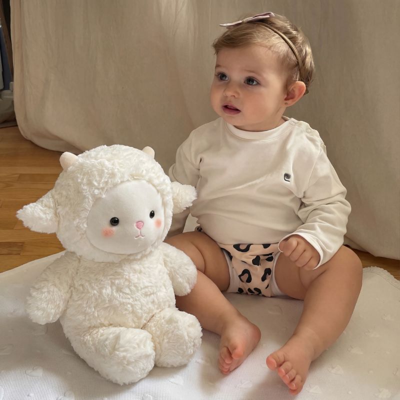 Willow Meadow Lamb Baby Plush Toy — Soft Comforting Companion
