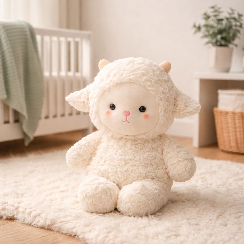 Willow Meadow Lamb Baby Plush Toy — Soft Comforting Companion